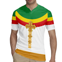 Ethiopia Meskel Rugby Jersey Ethiopian Cross - Wonder Print Shop