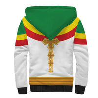 Ethiopia Meskel Sherpa Hoodie Ethiopian Cross - Wonder Print Shop