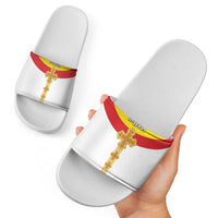 Ethiopia Meskel Slide Sandals Ethiopian Cross - Wonder Print Shop