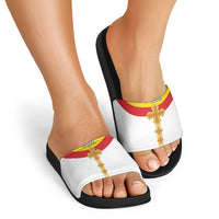 Ethiopia Meskel Slide Sandals Ethiopian Cross - Wonder Print Shop