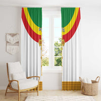 Ethiopia Meskel Window Curtain Ethiopian Cross - Wonder Print Shop