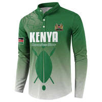 Custom Kenya Football Button Sweatshirt Go Champions Harambee Stars - Wonder Print Shop