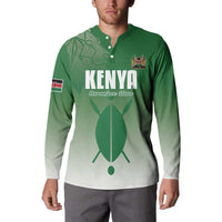 Custom Kenya Football Button Sweatshirt Go Champions Harambee Stars - Wonder Print Shop