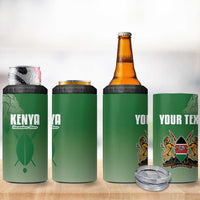 Custom Kenya Football 4 in 1 Can Cooler Tumbler Go Champions Harambee Stars - Wonder Print Shop