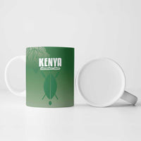 Custom Kenya Football Ceramic Mug Go Champions Harambee Stars - Wonder Print Shop