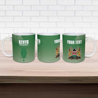 Custom Kenya Football Ceramic Mug Go Champions Harambee Stars - Wonder Print Shop