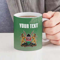 Custom Kenya Football Ceramic Mug Go Champions Harambee Stars - Wonder Print Shop