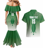 Custom Kenya Football Couples Matching Mermaid Dress and Hawaiian Shirt Go Champions Harambee Stars - Wonder Print Shop