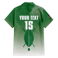 Custom Kenya Football Family Matching Off The Shoulder Long Sleeve Dress and Hawaiian Shirt Go Champions Harambee Stars - Wonder Print Shop