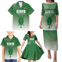 Custom Kenya Football Family Matching Puletasi and Hawaiian Shirt Go Champions Harambee Stars - Wonder Print Shop