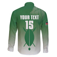 Custom Kenya Football Family Matching Short Sleeve Bodycon Dress and Hawaiian Shirt Go Champions Harambee Stars - Wonder Print Shop