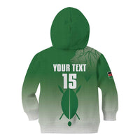 Custom Kenya Football Kid Hoodie Go Champions Harambee Stars - Wonder Print Shop