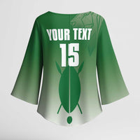 Custom Kenya Football Kimono Sleeve Blouse Go Champions Harambee Stars - Wonder Print Shop