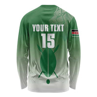 Custom Kenya Football Long Sleeve Shirt Go Champions Harambee Stars - Wonder Print Shop