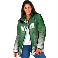 Custom Kenya Football Padded Jacket Go Champions Harambee Stars - Wonder Print Shop