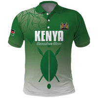 Custom Kenya Football Polo Shirt Go Champions Harambee Stars - Wonder Print Shop