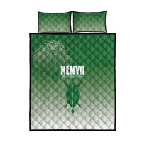 Kenya Football Quilt Bed Set Go Champions Harambee Stars - Wonder Print Shop