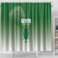 Kenya Football Shower Curtain Go Champions Harambee Stars - Wonder Print Shop