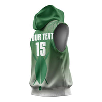 Custom Kenya Football Sleeveless Hoodie Go Champions Harambee Stars - Wonder Print Shop