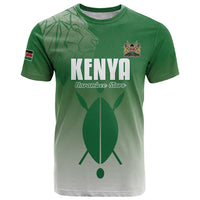 Custom Kenya Football T Shirt Go Champions Harambee Stars - Wonder Print Shop