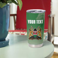 Custom Kenya Football Tumbler Cup Go Champions Harambee Stars - Wonder Print Shop