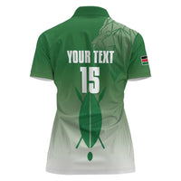 Custom Kenya Football Women Polo Shirt Go Champions Harambee Stars - Wonder Print Shop
