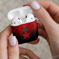 Kenya Football AirPods Case Go Harambee Stars - Red Jersey - Wonder Print Shop