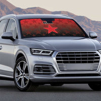 Kenya Football Auto Sun Shade Go Harambee Stars - Red Jersey - Wonder Print Shop