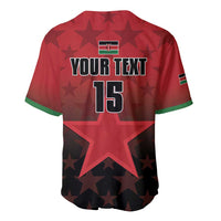 Custom Kenya Football Baseball Jersey Go Harambee Stars - Red Jersey - Wonder Print Shop