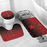 Kenya Football Bathroom Set Go Harambee Stars - Red Jersey - Wonder Print Shop