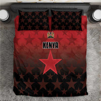 Kenya Football Bedding Set Go Harambee Stars - Red Jersey - Wonder Print Shop