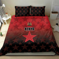 Kenya Football Bedding Set Go Harambee Stars - Red Jersey - Wonder Print Shop