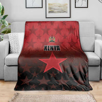 Kenya Football Blanket Go Harambee Stars - Red Jersey - Wonder Print Shop