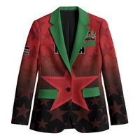 Custom Kenya Football Blazer Go Harambee Stars - Red Jersey - Wonder Print Shop