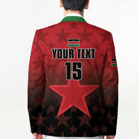 Custom Kenya Football Blazer Go Harambee Stars - Red Jersey - Wonder Print Shop