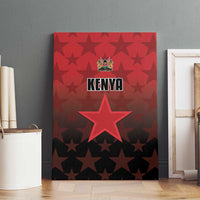 Kenya Football Canvas Wall Art Go Harambee Stars - Red Jersey - Wonder Print Shop