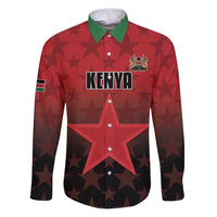 Custom Kenya Football Family Matching Puletasi and Hawaiian Shirt Go Harambee Stars - Red Jersey - Wonder Print Shop