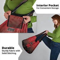 Kenya Football Grocery Bag Go Harambee Stars - Red Jersey - Wonder Print Shop