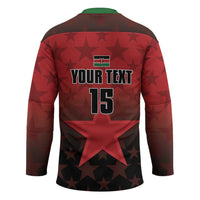 Custom Kenya Football Hockey Jersey Go Harambee Stars - Red Jersey - Wonder Print Shop