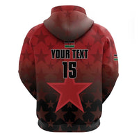 Custom Kenya Football Hoodie Go Harambee Stars - Red Jersey - Wonder Print Shop