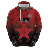 Custom Kenya Football Hoodie Go Harambee Stars - Red Jersey - Wonder Print Shop