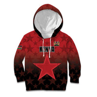 Custom Kenya Football Kid Hoodie Go Harambee Stars - Red Jersey - Wonder Print Shop