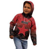 Custom Kenya Football Kid Hoodie Go Harambee Stars - Red Jersey - Wonder Print Shop