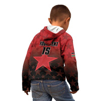 Custom Kenya Football Kid Hoodie Go Harambee Stars - Red Jersey - Wonder Print Shop