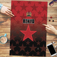 Kenya Football Puzzle Go Harambee Stars - Red Jersey - Wonder Print Shop