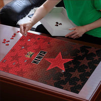 Kenya Football Puzzle Go Harambee Stars - Red Jersey - Wonder Print Shop