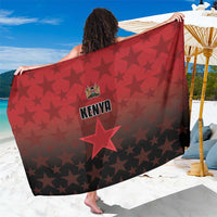 Kenya Football Sarong Go Harambee Stars - Red Jersey - Wonder Print Shop