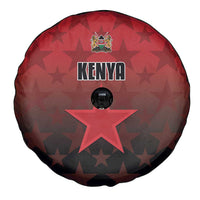 Kenya Football Spare Tire Cover Go Harambee Stars - Red Jersey - Wonder Print Shop