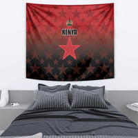 Kenya Football Tapestry Go Harambee Stars - Red Jersey - Wonder Print Shop