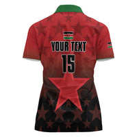Custom Kenya Football Women Polo Shirt Go Harambee Stars - Red Jersey - Wonder Print Shop
